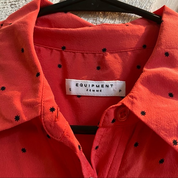 Equipment Red Blouse Tank - Picture 2 of 4
